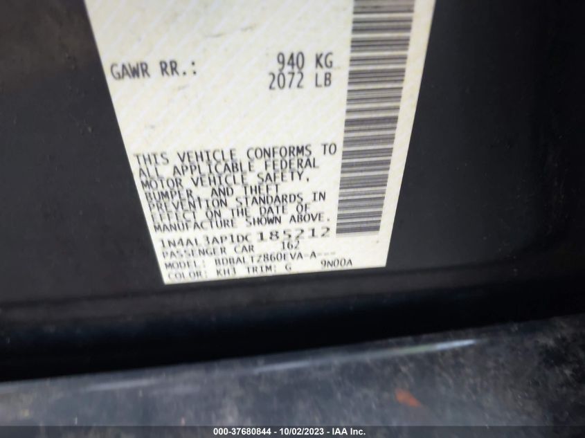 2013 NISSAN ALTIMA 2.5 SV - 1N4AL3AP1DC185212