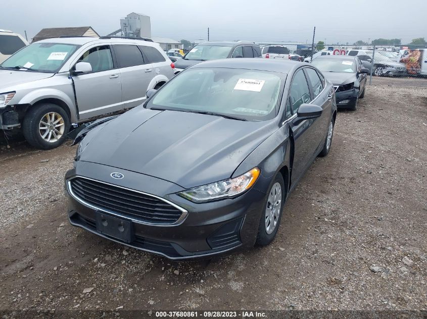 2020 FORD FUSION S - 3FA6P0G77LR236423