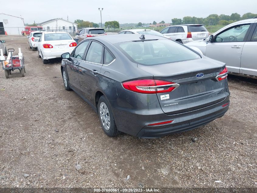 2020 FORD FUSION S - 3FA6P0G77LR236423