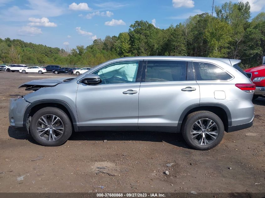 2019 TOYOTA HIGHLANDER LE - 5TDZZRFH9KS309738