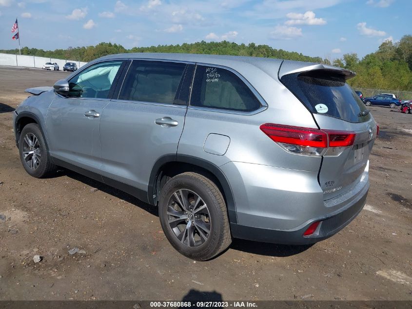 2019 TOYOTA HIGHLANDER LE - 5TDZZRFH9KS309738