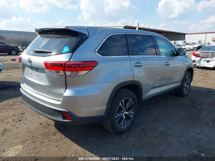 2019 TOYOTA HIGHLANDER LE - 5TDZZRFH9KS309738