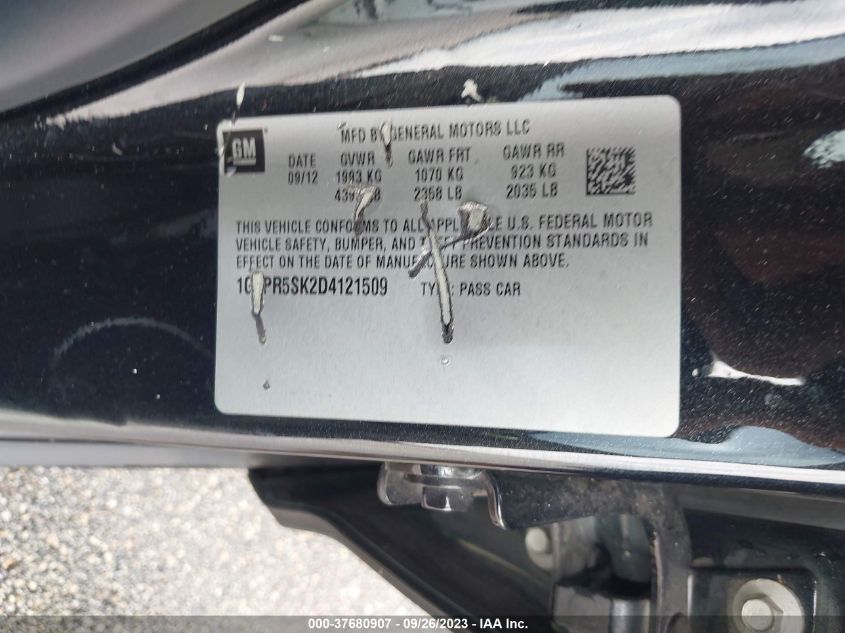 2013 BUICK VERANO CONVENIENCE GROUP - 1G4PR5SK2D4121509