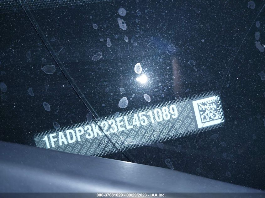 2014 FORD FOCUS SE - 1FADP3K23EL451089