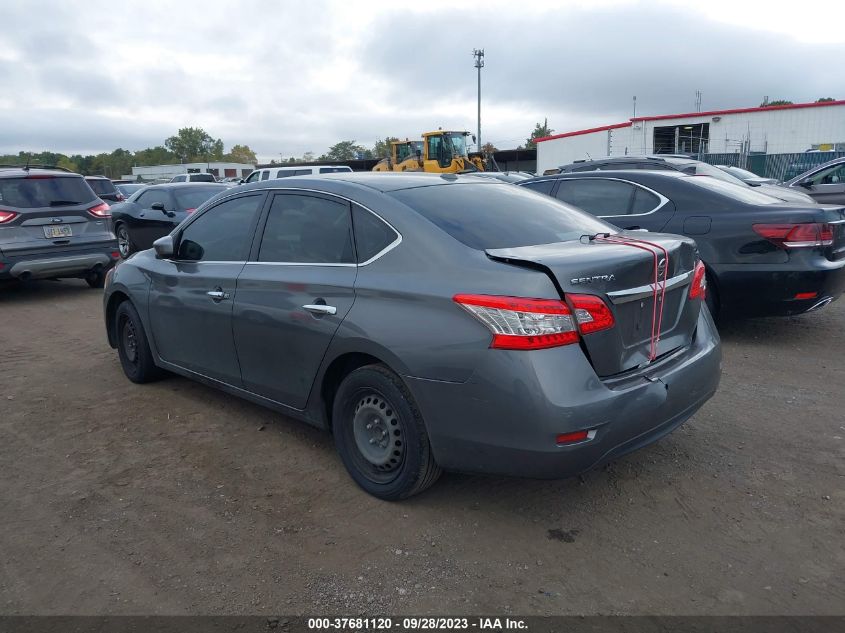 2015 NISSAN SENTRA SR/SL/S/SV/FE+ S - 3N1AB7AP2FY212984