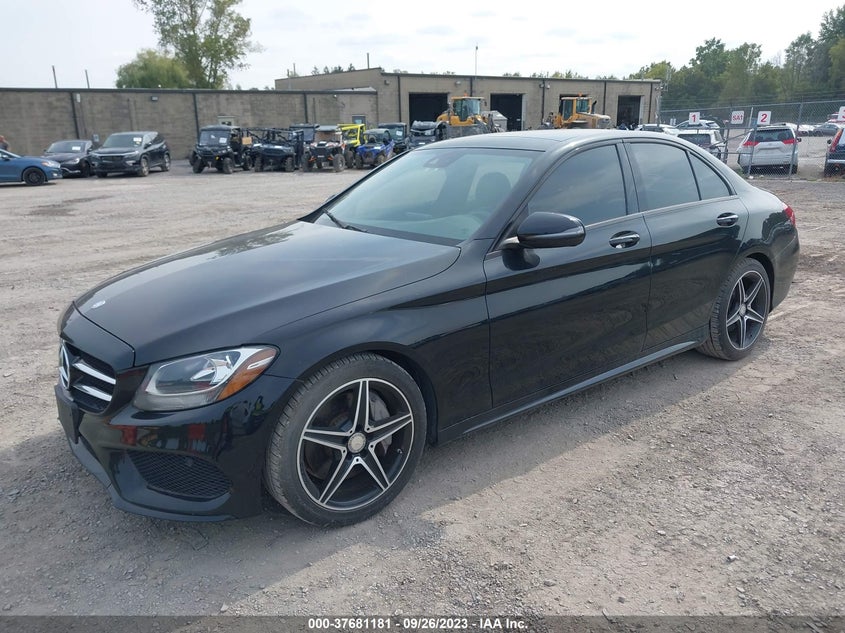 VIN 55SWF4JB0HU192354 2017 MERCEDES-BENZ C-CLASS C 300