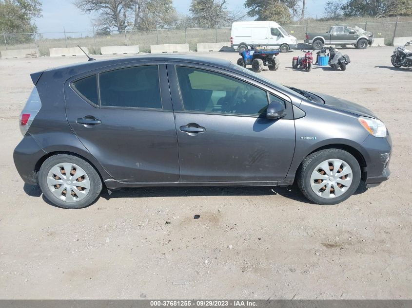 2013 TOYOTA PRIUS C ONE/TWO/THREE/FOUR - JTDKDTB32D1556686