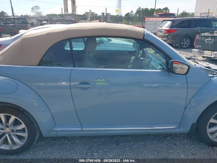 2014 VOLKSWAGEN BEETLE CONVERTIBLE 2.0L TDI W/SOUND/NAV 3VW6L7AT9EM823224
