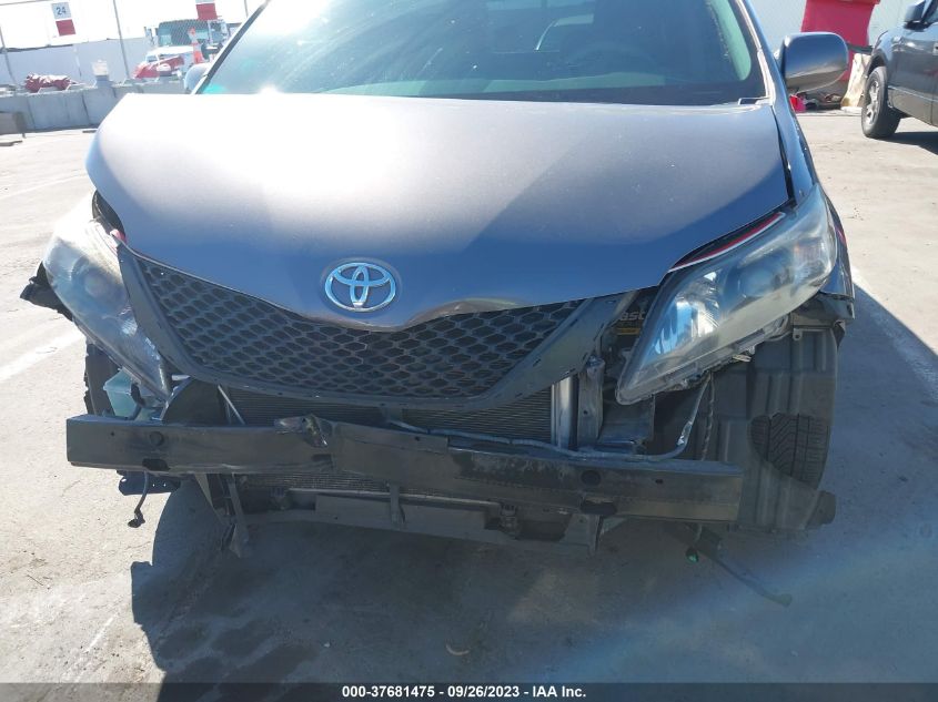 2014 TOYOTA SIENNA SE - 5TDXK3DCXES514439