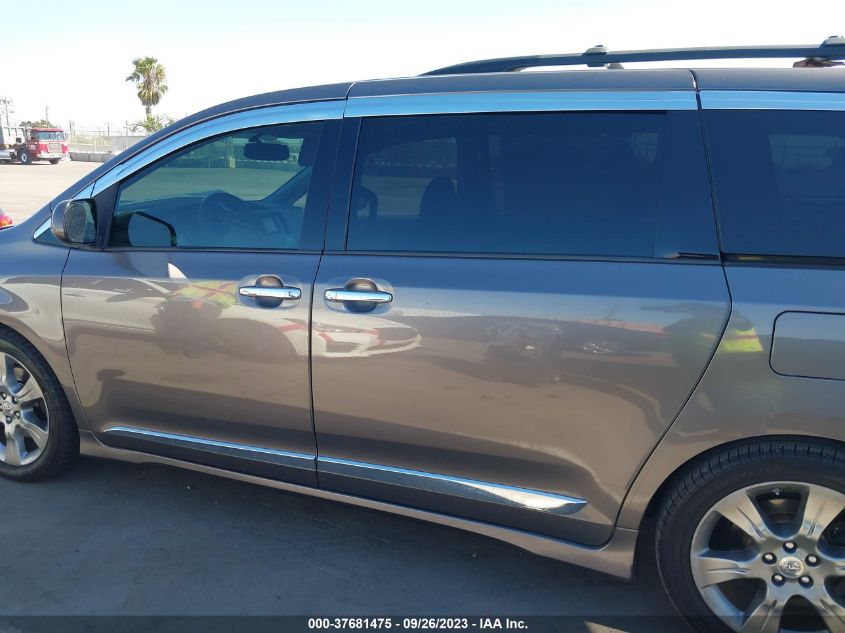 2014 TOYOTA SIENNA SE - 5TDXK3DCXES514439