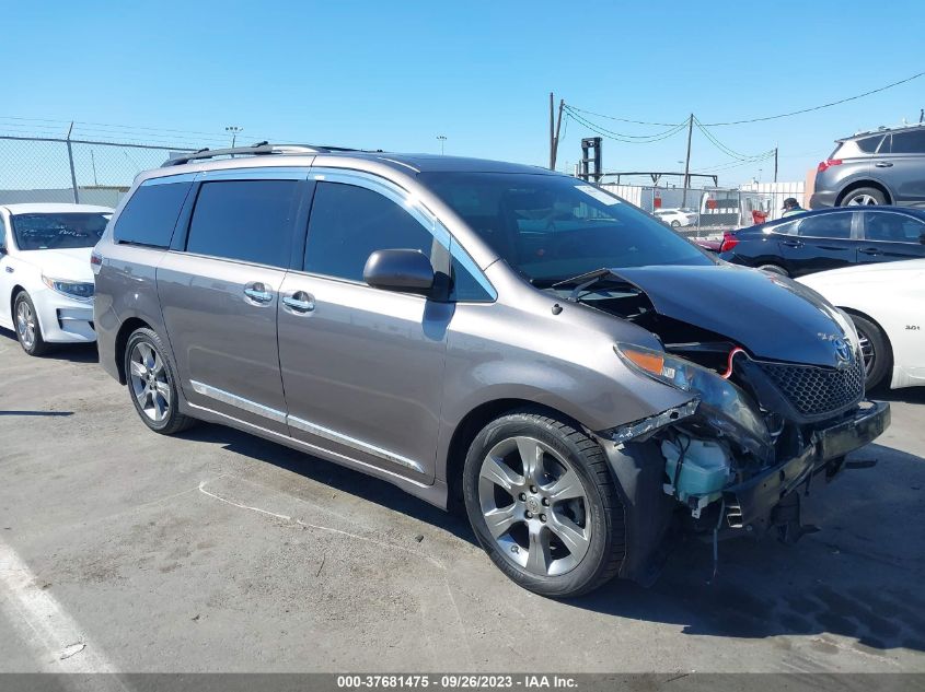 2014 TOYOTA SIENNA SE - 5TDXK3DCXES514439