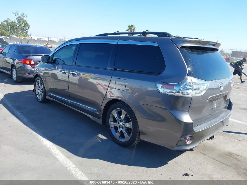 2014 TOYOTA SIENNA SE - 5TDXK3DCXES514439