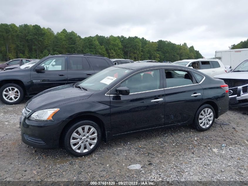 2015 NISSAN SENTRA S - 3N1AB7AP7FY331064