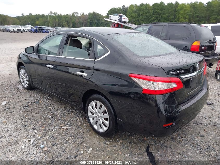 2015 NISSAN SENTRA S - 3N1AB7AP7FY331064