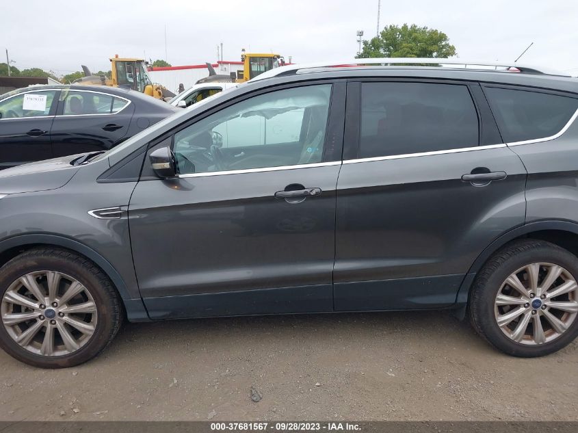 2017 FORD ESCAPE TITANIUM - 1FMCU0J9XHUB98536