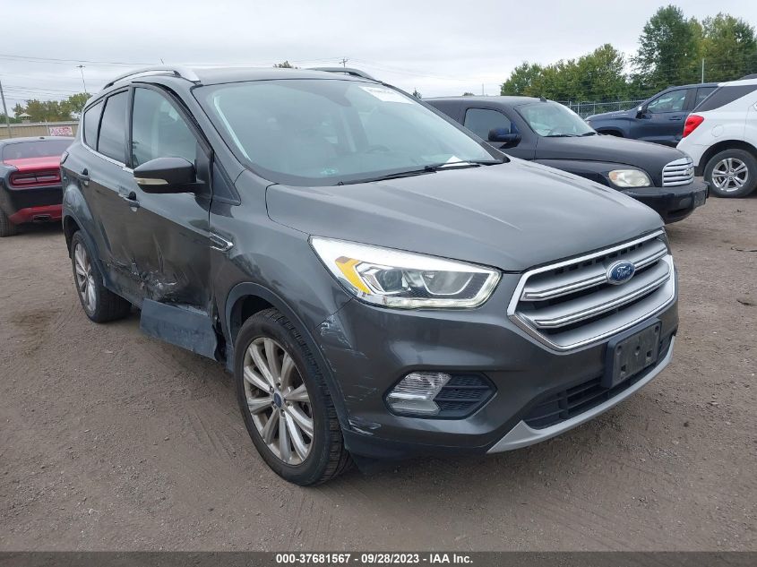 2017 FORD ESCAPE TITANIUM - 1FMCU0J9XHUB98536