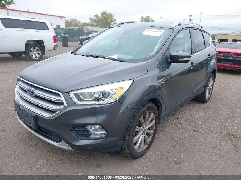 2017 FORD ESCAPE TITANIUM - 1FMCU0J9XHUB98536