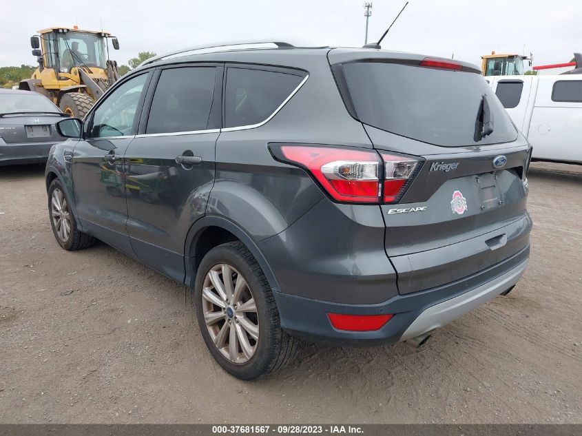 2017 FORD ESCAPE TITANIUM - 1FMCU0J9XHUB98536