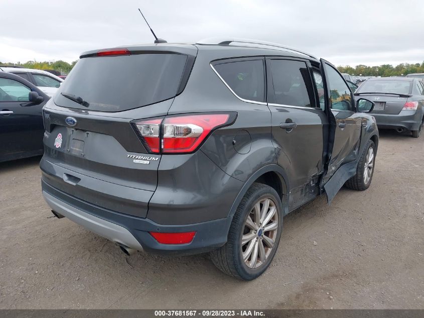 2017 FORD ESCAPE TITANIUM - 1FMCU0J9XHUB98536