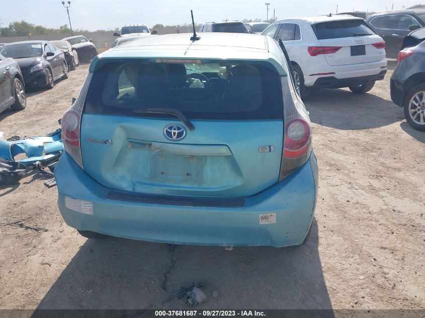 2013 TOYOTA PRIUS C ONE/TWO/THREE/FOUR - JTDKDTB32D1045902