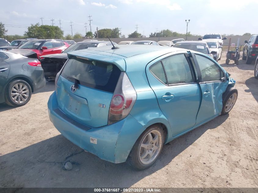 2013 TOYOTA PRIUS C ONE/TWO/THREE/FOUR - JTDKDTB32D1045902