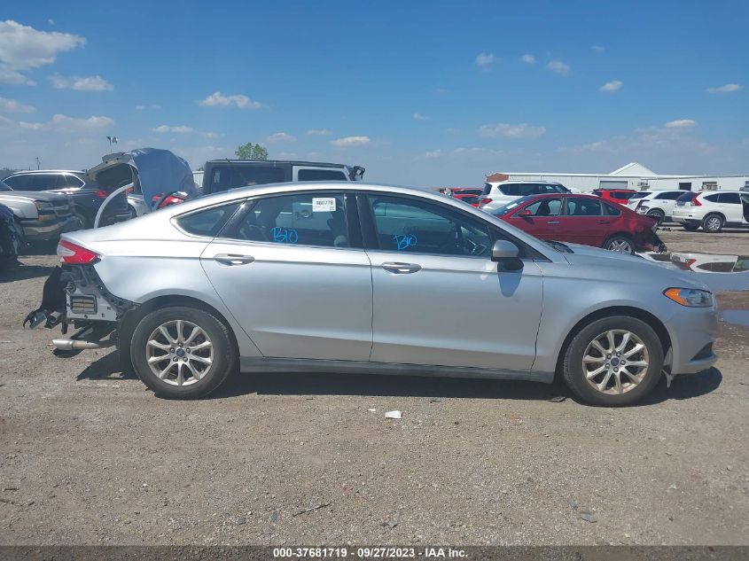 2016 FORD FUSION S - 3FA6P0G74GR114124