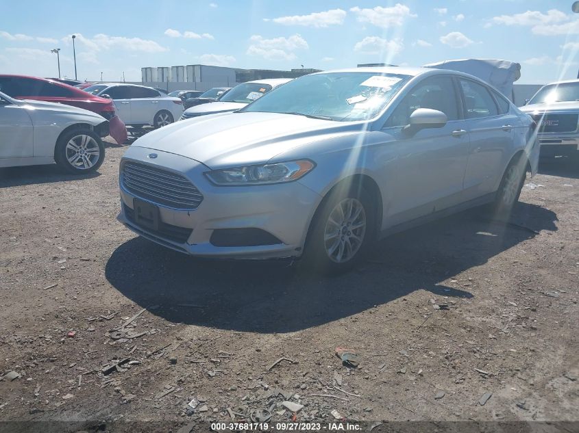 2016 FORD FUSION S - 3FA6P0G74GR114124