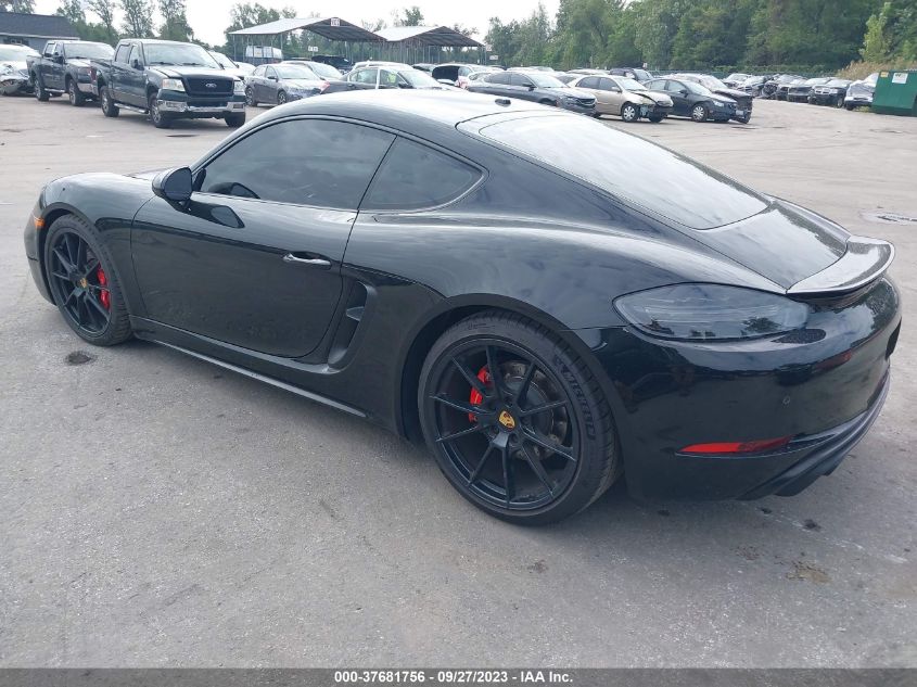 2021 PORSCHE 718 CAYMAN GTS 4.0 - WP0AD2A87MS281202