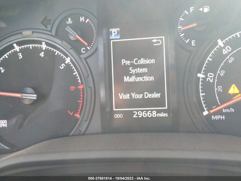 2021 TOYOTA 4RUNNER SR5/TRAIL/SR5 PREMIUM/LIM - JTEEU5JR0M5250332