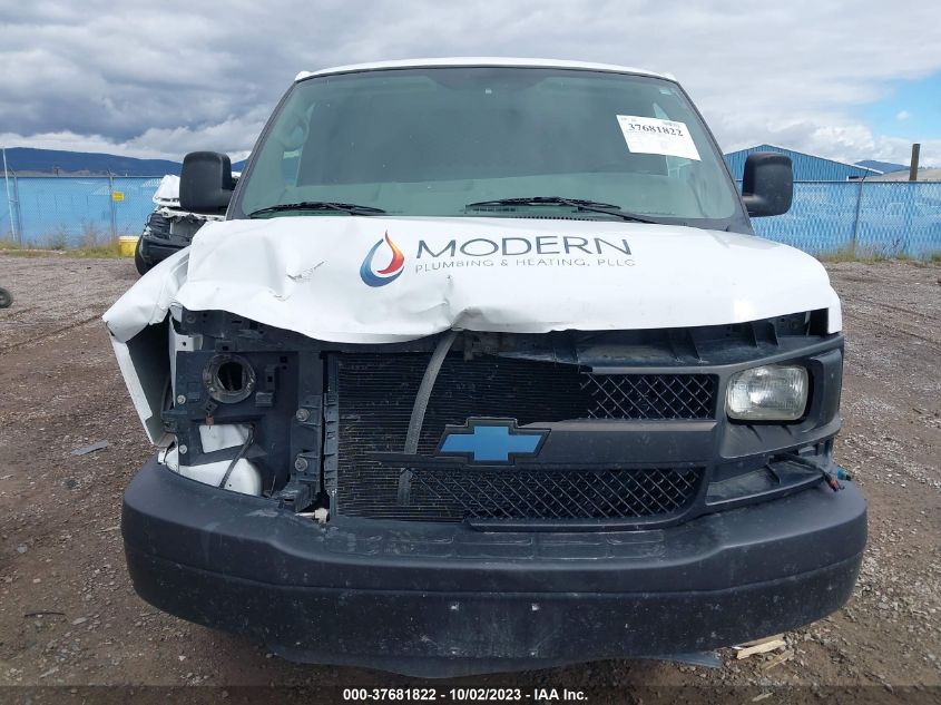 2013 CHEVROLET EXPRESS 1500 WORK VAN - 1GCSHAF42D1171687