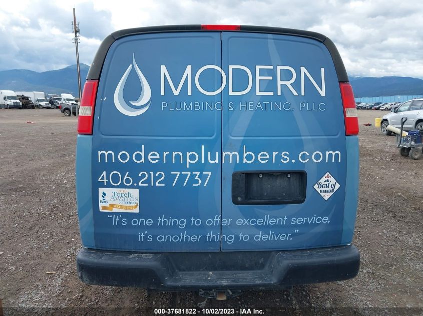 2013 CHEVROLET EXPRESS 1500 WORK VAN - 1GCSHAF42D1171687