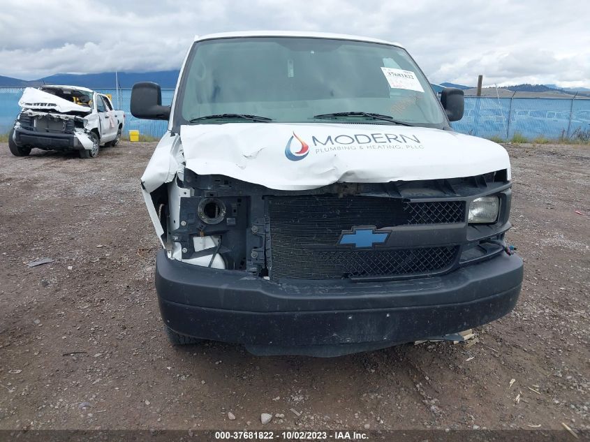 2013 CHEVROLET EXPRESS 1500 WORK VAN - 1GCSHAF42D1171687