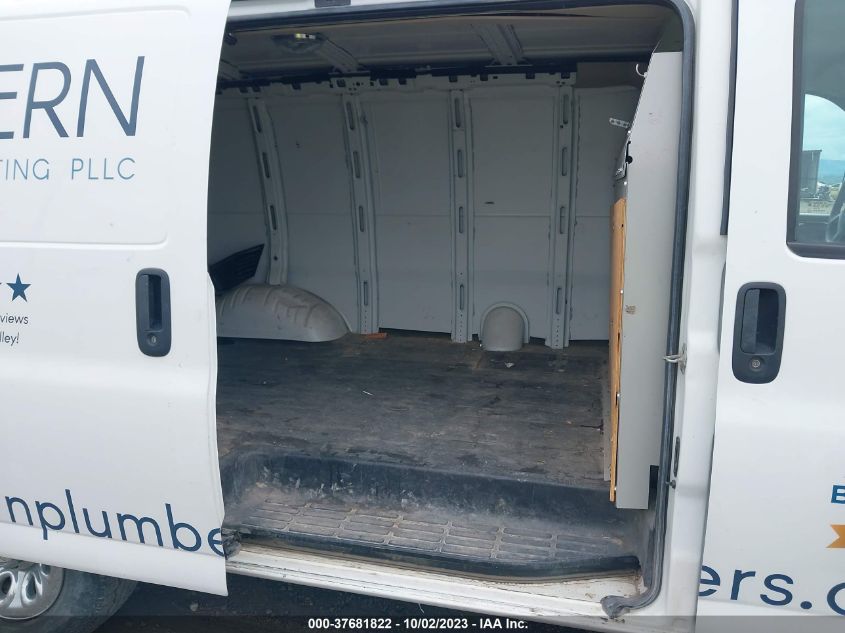 2013 CHEVROLET EXPRESS 1500 WORK VAN - 1GCSHAF42D1171687