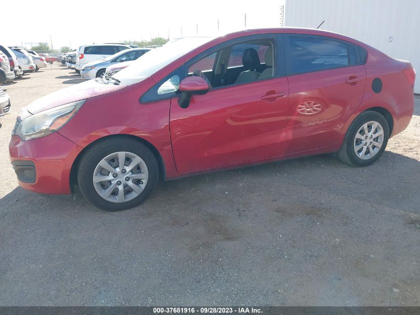 2014 KIA RIO LX - KNADM4A37E6398380