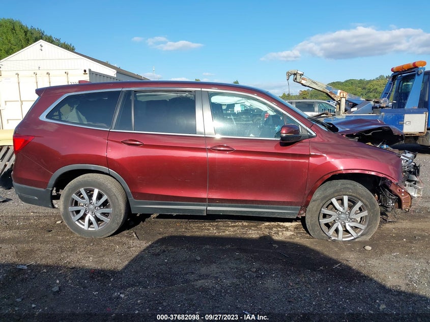 VIN 5FNYF6H35MB061225 2021 HONDA PILOT EX