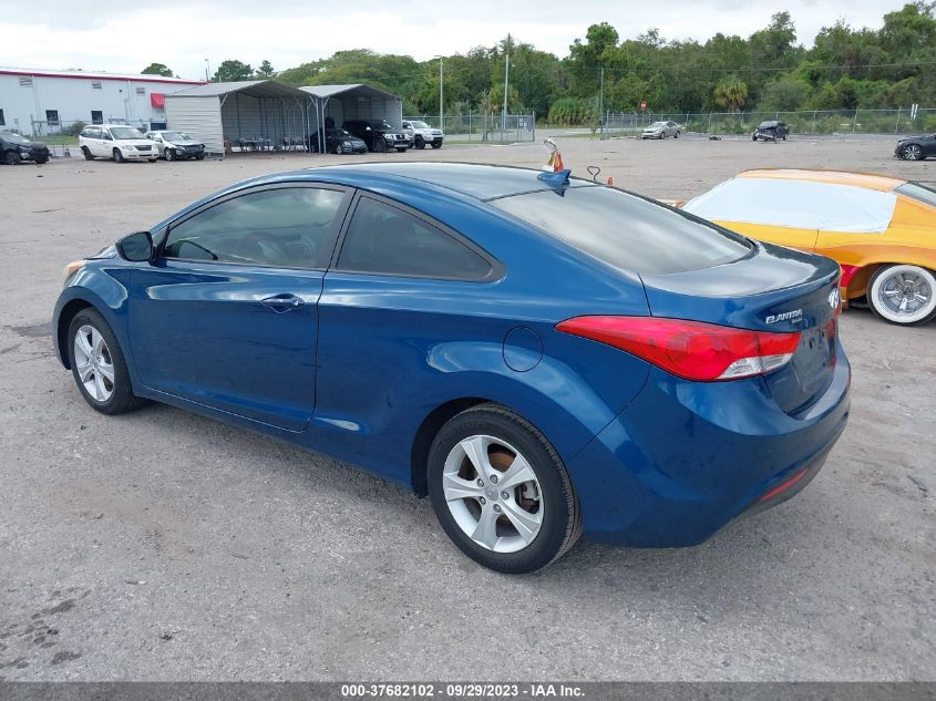 2013 HYUNDAI ELANTRA COUPE GS/SE - KMHDH6AE3DU023757