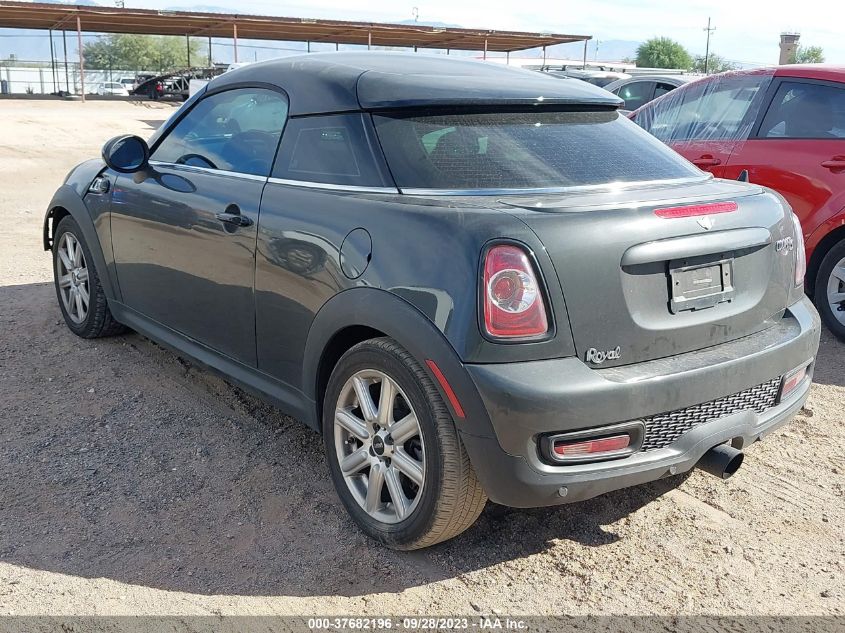 2013 MINI COOPER COUPE S - WMWSX3C51DT466261