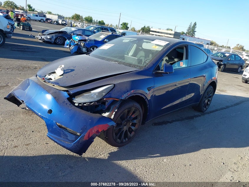 VIN 7SAYGDEE0PF809457 2023 TESLA MODEL Y LONG RANGE