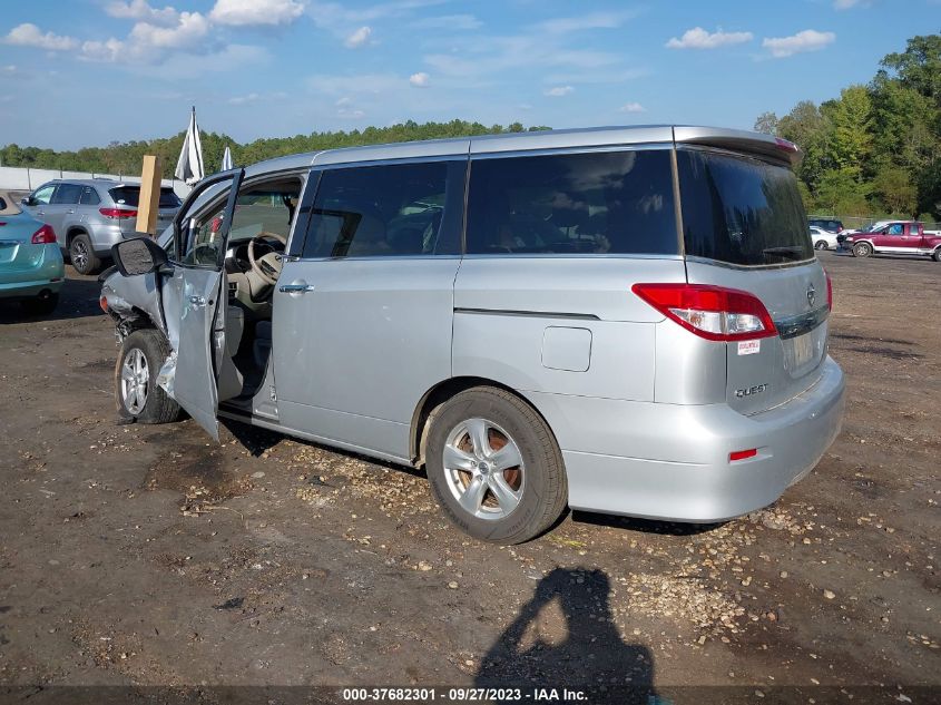 2015 NISSAN QUEST SV/S/PLATINUM/SL - JN8AE2KP2F9127501