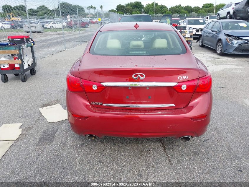 2014 INFINITI Q50 PREMIUM - JN1BV7AP9EM674908