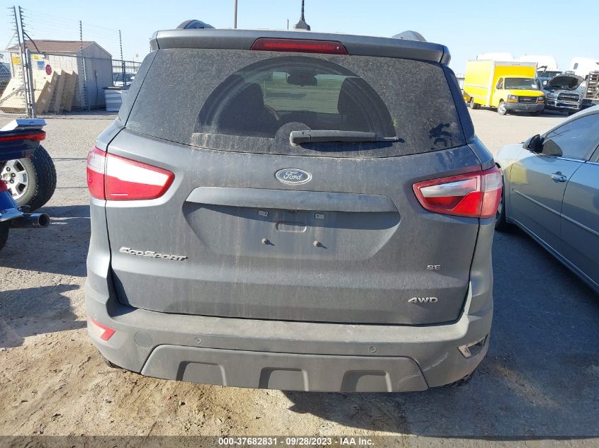 2020 FORD ECOSPORT SE - MAJ6S3GL1LC347402