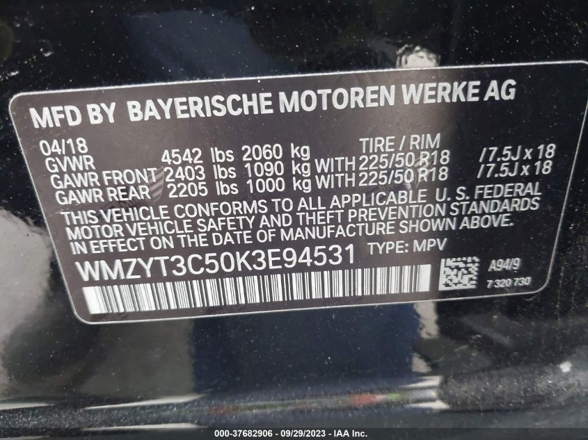 WMZYT3C50K3E94531 MINI Countryman COOPER S 9