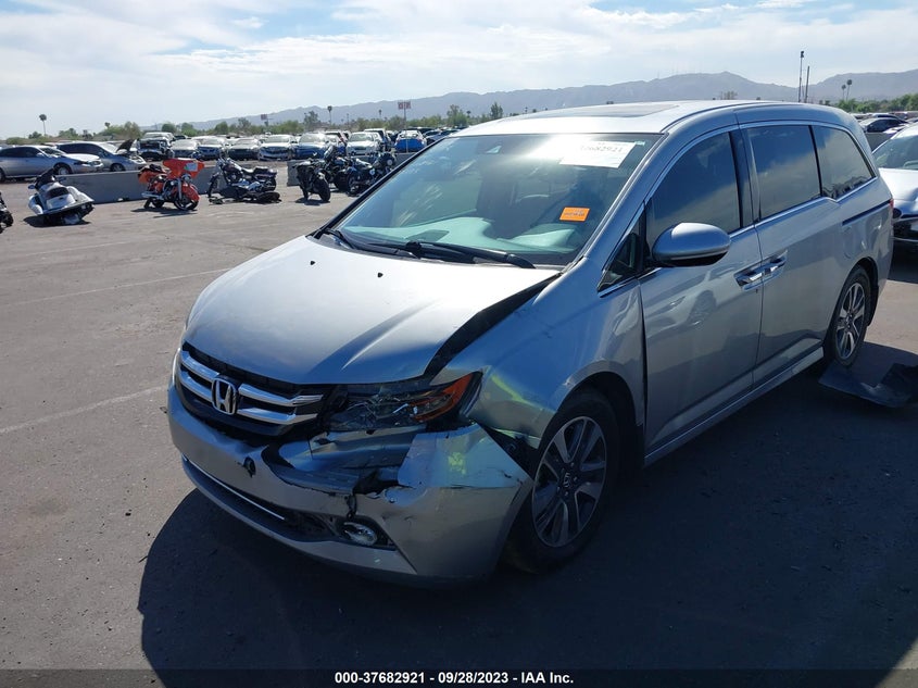 VIN 5FNRL5H94HB003561 2017 HONDA ODYSSEY TOURING