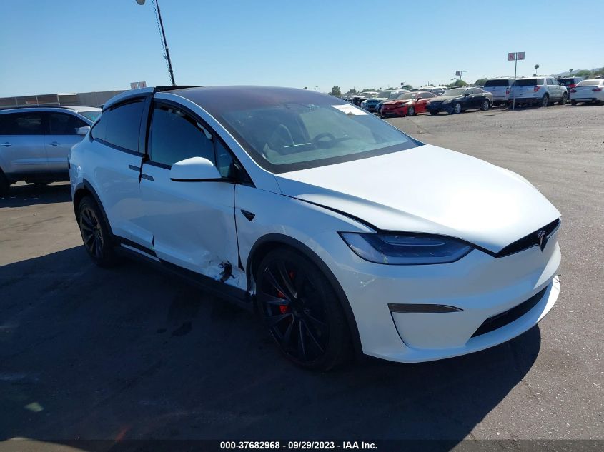 7SAXCBE68PF398068 TESLA MODEL X PLAID 2023