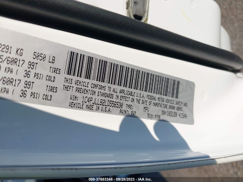 2020 JEEP CHEROKEE LATITUDE PLUS - 1C4PJLLB2LD556530