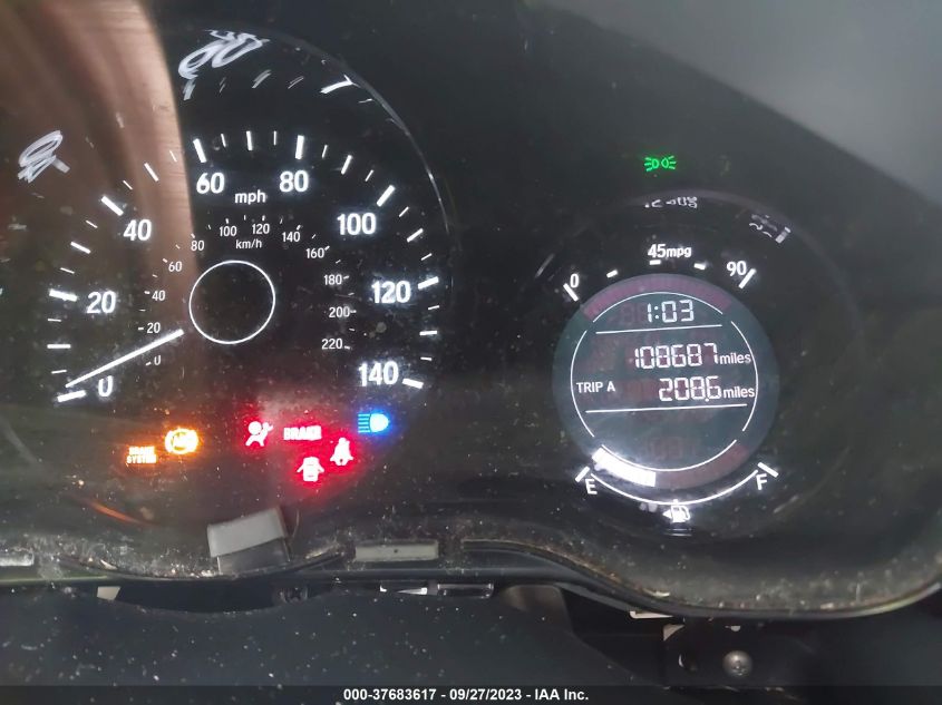 2016 HONDA HR-V LX - 3CZRU5H37GM752237