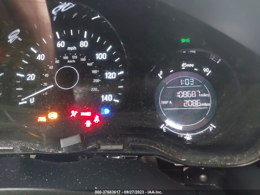 2016 HONDA HR-V LX - 3CZRU5H37GM752237