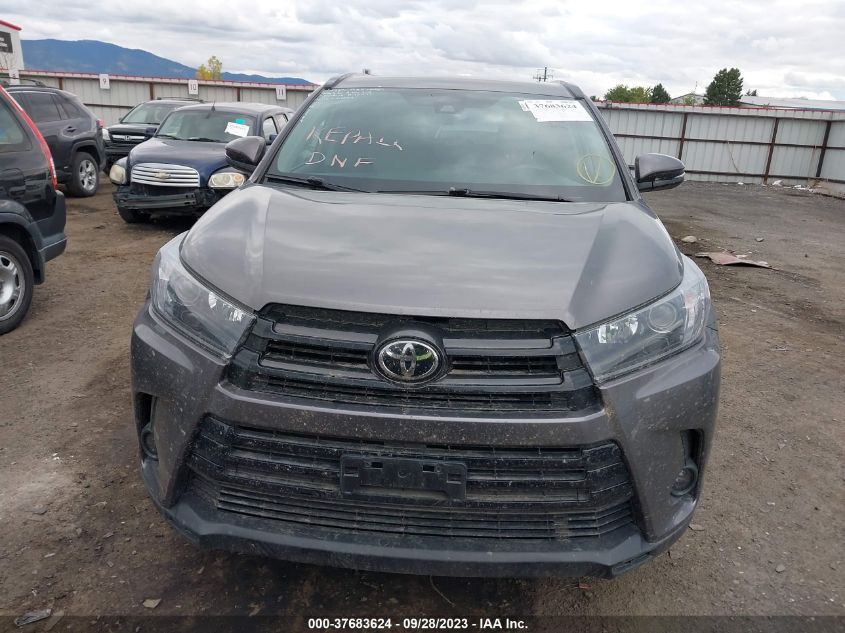 2019 TOYOTA HIGHLANDER SE/XLE - 5TDJZRFH4KS609779