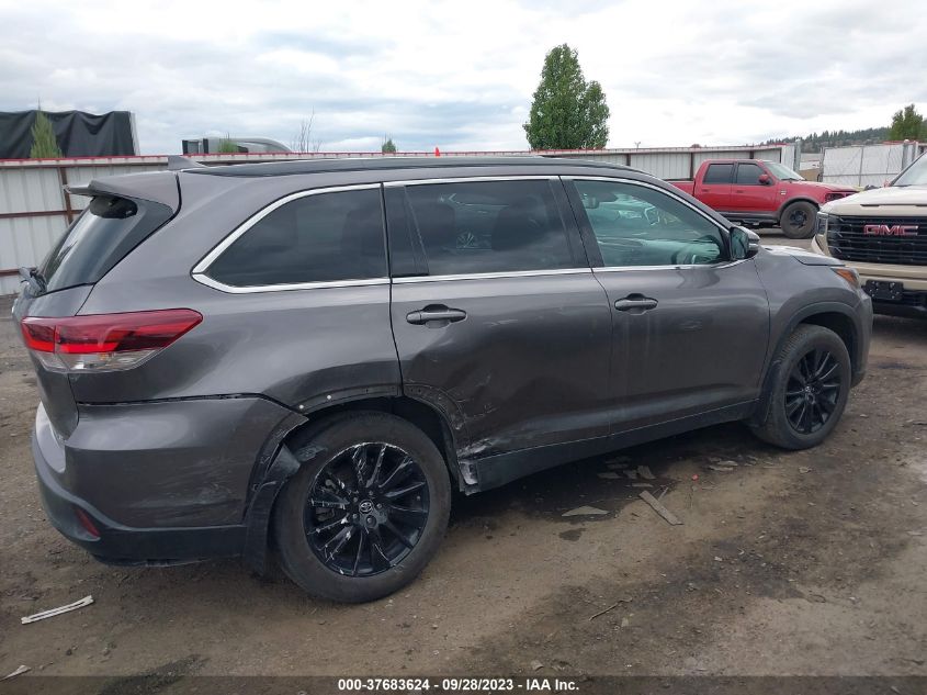 2019 TOYOTA HIGHLANDER SE/XLE - 5TDJZRFH4KS609779