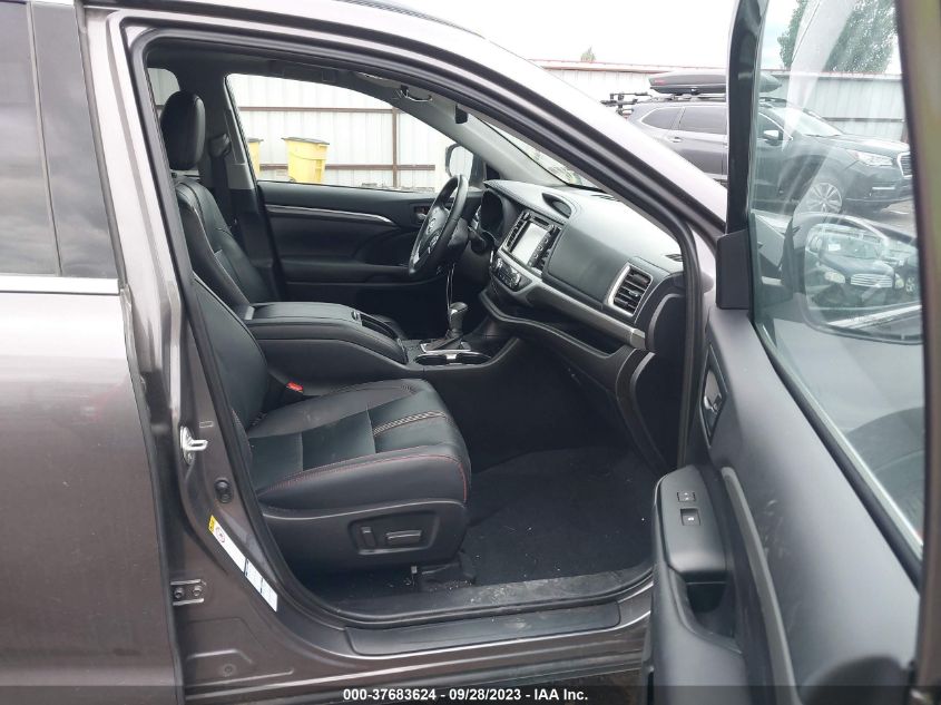 2019 TOYOTA HIGHLANDER SE/XLE - 5TDJZRFH4KS609779